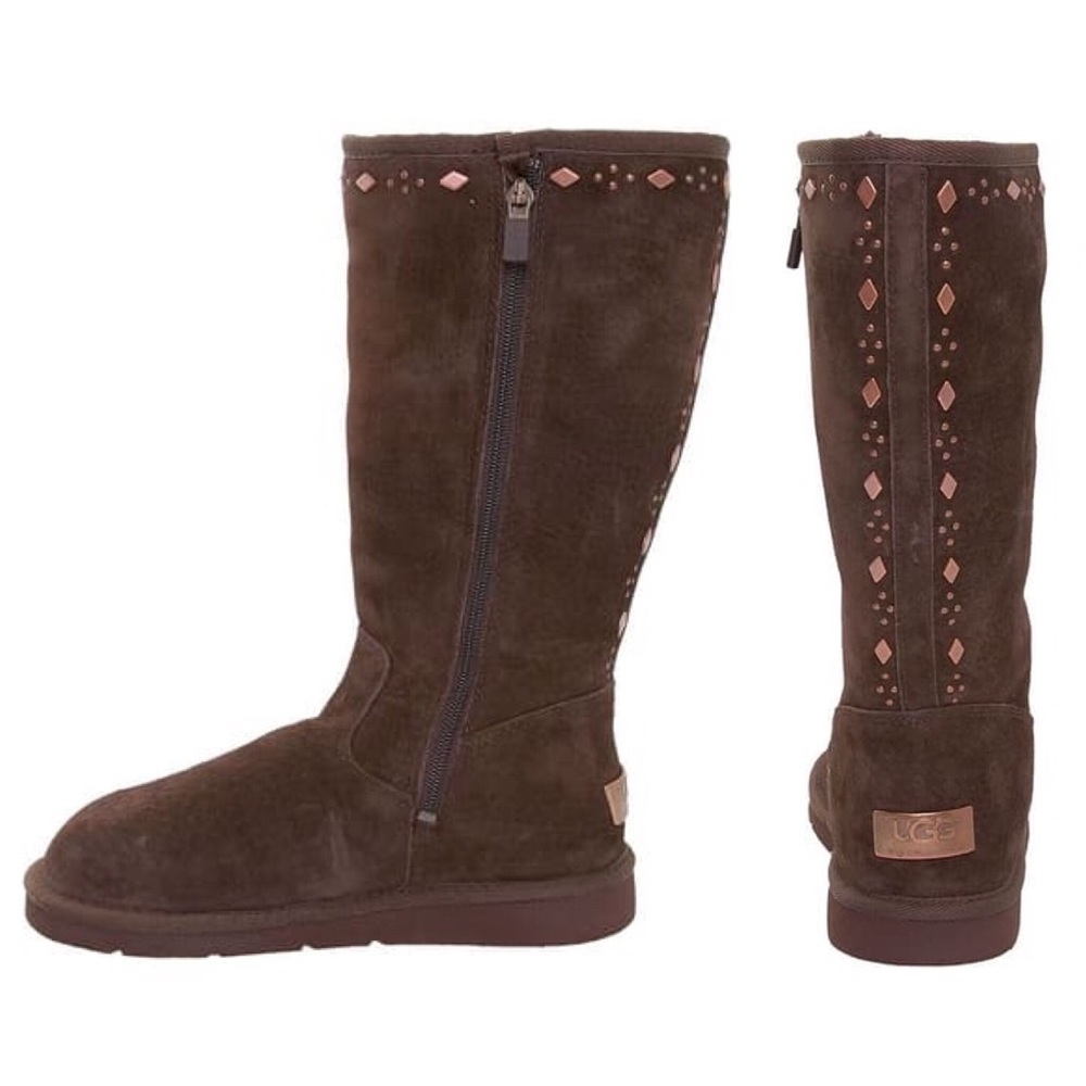 UGG Joplin studded zippered boots